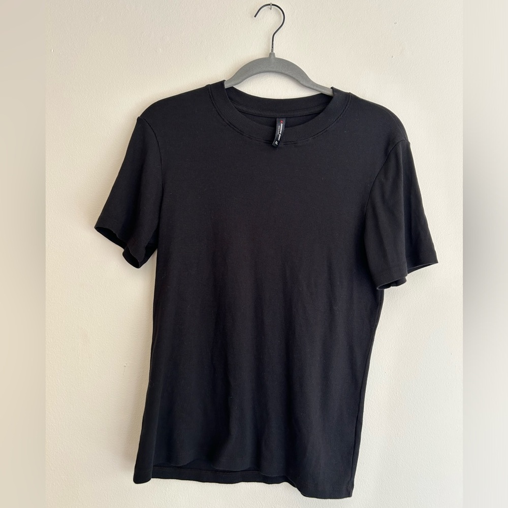 NWOT American Giant stretch rib crew tee XL
